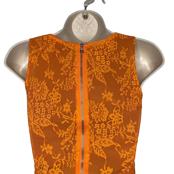 Miaou | NWOT Campbell Corset Top in Tangerine Size XS - Picture 9 of 12